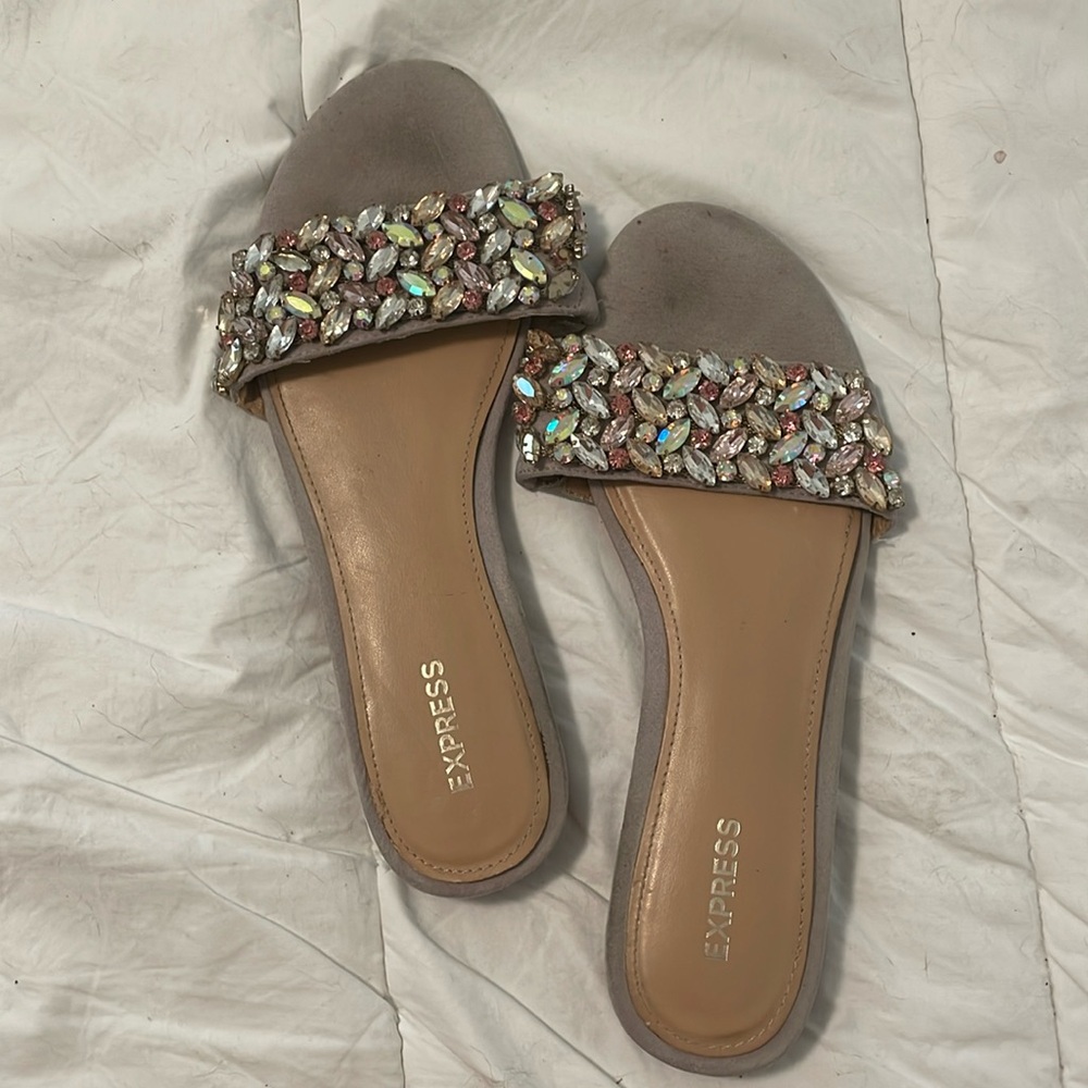 Express crystal sandals